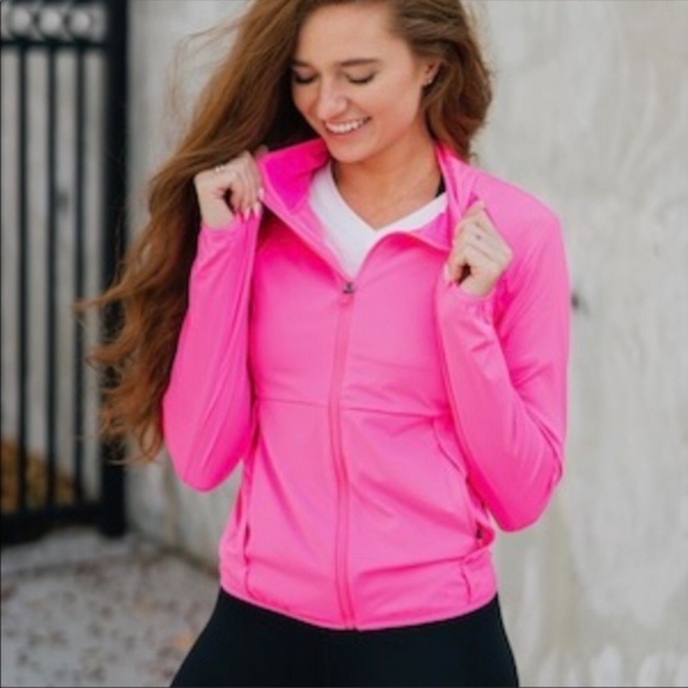 New Zyia Hot Pink Pro Trainer Jacket